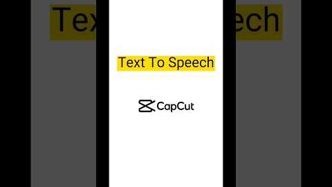 Capcut Text to speech 📝🗣️📣 #shorts #short #capcut #capcuttexttospeech