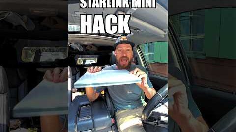 Starlink Mini Hack! #starlink #starlinkmini #overlanding