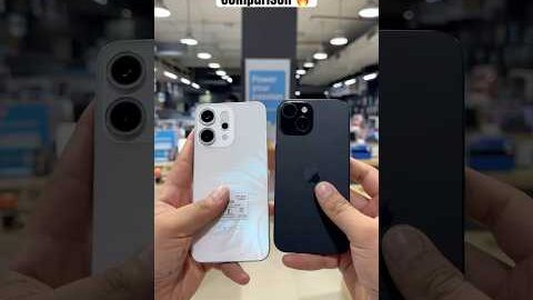 iPhone 15 vs Oppo Reno 14 camera comparison || Reno 14 || iPhone 15 || #comparison #ytshorts #shorts