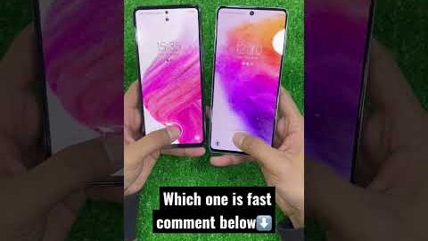 Samsung A53 vs Samsung A73 Finger test #shorts #youtubeshorts #samsung #reels