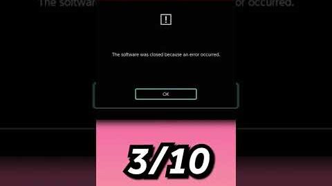 The SCARIEST Nintendo Switch errors…