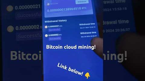 Bitcoin cloud mining that actually works!