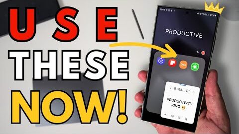 5 ULTIMATE Samsung Productivity Apps!
