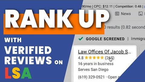 Rank First on Google With Online Verified Reviews: Google Local Service Ads