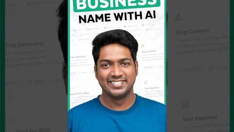 Choose Your Business Name with AI | Business Name Generator