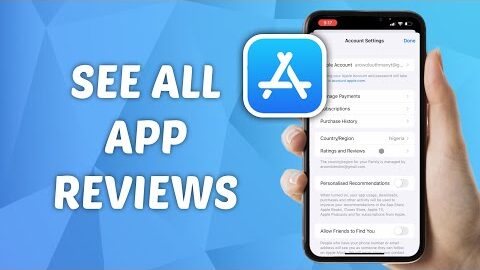 How to See All your App Reviews in AppStore