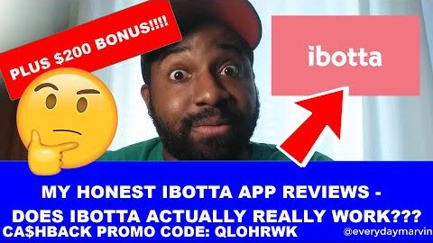 🤔 My Honest Ibotta App Reviews – Does Ibotta Actually Really Work Review Promo Code + $200 BONUS🤑