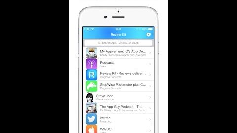 Review Kit · iTunes App, Podcast & iBook Store Reviews for iOS