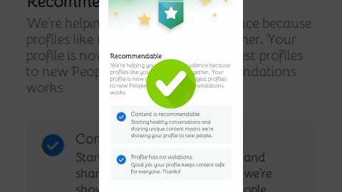 Facebook Profile & Page Recommendations Check