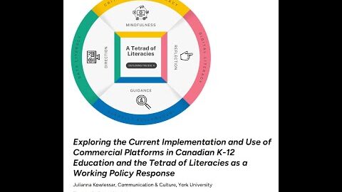 Beyond Access: Challenging Educational Platforms Through a Tetrad of Literacies Approach