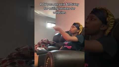 Getting paid $175/day for writing app reviews be like😂 (Instagram: Cynesse) #remotejobs #easyjobs