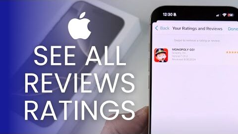 How To Find All Ratings And Reviews On App Store!