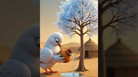 Pigeons planting a snow tree😭 #Shorts  #YouTubeShorts Viral #Trending  #FYP #Explore #WatchNo