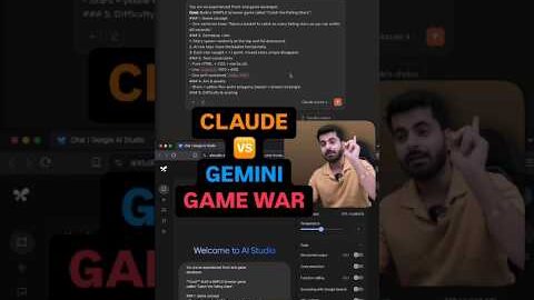 Google Gemini 2.5 pro vs CLAUDE 4. #coding #programming #gemini #claude4 #comparison #ai