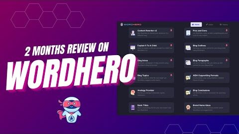Reviewing the Wordhero AI Writing Tool: A Demo Walkthrough