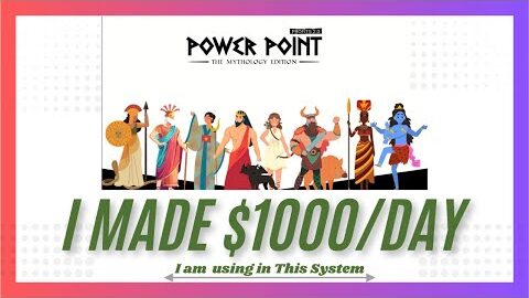 PowerPoint Profits The Mythology Edition Software Reviews #software #ai#Make money online#aitools