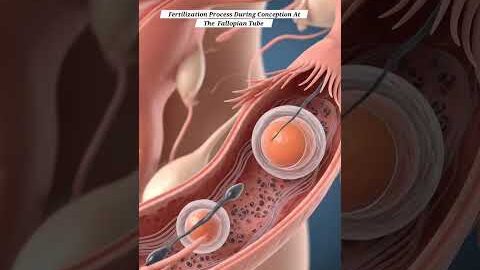 Fertilization Processes During Conception At The Fallopian Tube | Gut Health | Anatomy Arts USA