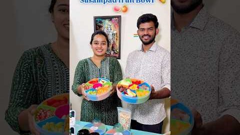 Software couples start chesina fruit box 🥭 #shorts #ytshorts #trendingshorts #fruitbowl