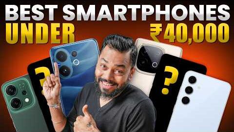 Top 5 Best Smartphones Under ₹40000 Budget ⚡ September 2025