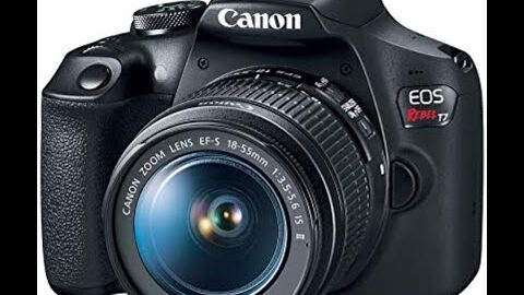 Canon EOS Rebel T7 with 18-55mm lens Product Review with Comparisons.