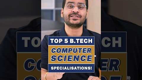💥Top 5 BTech Computer Science Specializations💥Highest Packages BTech! #shorts #btechjobs #btechcse
