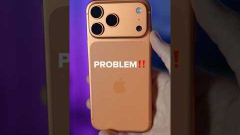 The NEW iPhone 17 pro max has a PROBLEM😳#iphone17promax