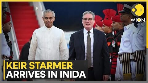 UK PM Starmer Arrives in India, Interacts With Business Leaders | WION News