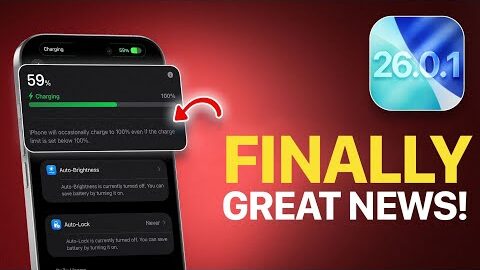 iOS 26.0.1 Update – Finally Great News!