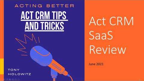 Act Premium Cloud / Act CRM Classic SaaS Review Podcast