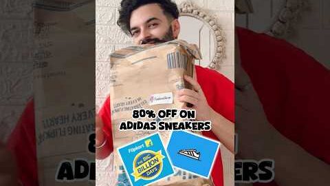 80% OFF Adidas Nebzed Unboxing! Flipkart Big Billion Days Steal #bigbilliondays2024 #shorts #unbox