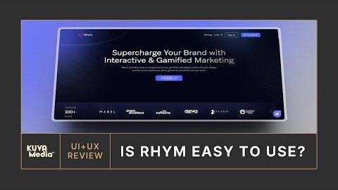 Kuva Media’s #SaaSWatch Review – Explore Innovative Marketing SaaS Startup Rhym’s UI + UX