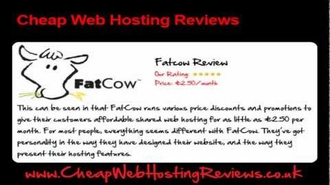 FatCow Review – Cheap Web Hosting Reviews