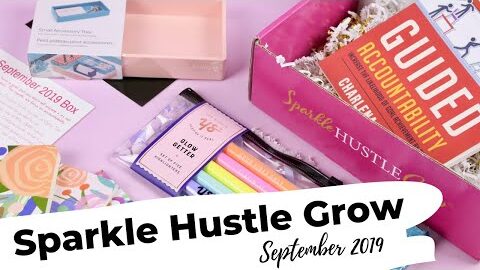 Sparkle Hustle Grow Review September 2019: Entrepreneur Subscription Box