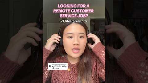 land a remote service job by searching these job titles!!! #callcenter #jobsearch #remotejobs