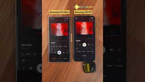 Samsung Galaxy S24 Ultra Vs S24 FE Speaker Sound Test
