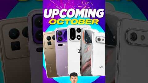 Top 10+ Upcoming Phones in October 2025 📅 🔥 Must-See Launches! #shorts