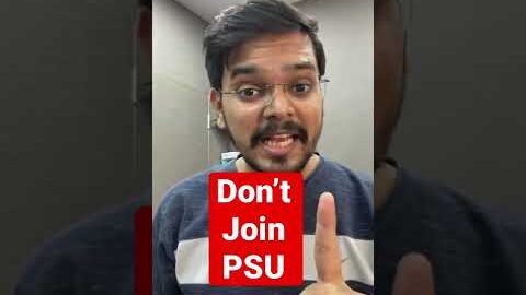 ❌DON’T JOIN PSU Jobs🚫