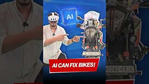 Fix Your Bike with AI + VR under 2 minutes!🤖🤯