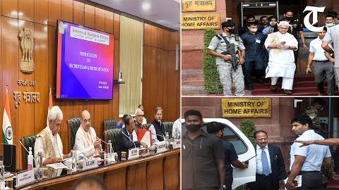 Union Home Minister Amit Shah reviews security situation in J-K, protection of Kashmiri Pandits