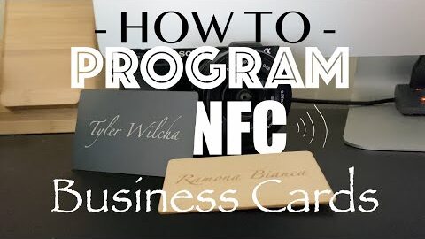 How to program NFC Business Cards – Digital business card w/ NFC tools