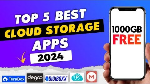 Top 5 Best Cloud storage Apps for android in 2024 🔥 Free storage app for Android 💥 Tech hence