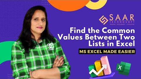 Find the Common Values between two lists in Excel using FILTER Function in Excel 365/Excel 2021
