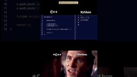 C++ Vs Python