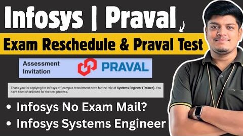 🔥Infosys Exam Date Change | No Mail? | Praval Assessment Mail | BATCH: 2024, 2025 | Systems Engineer