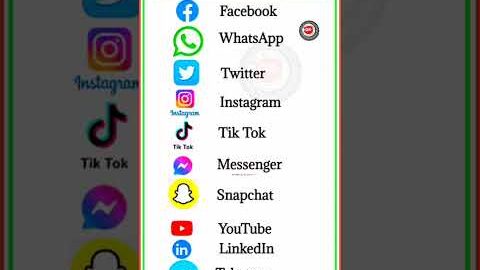 10 social media apps names || Most Popular Social Media Sites #socialmedia #app #youtube