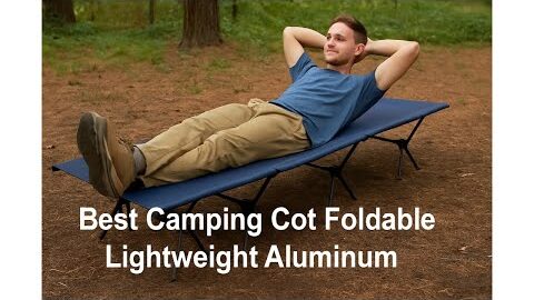 🛏️ TIMBER RIDGE Lightweight Aluminum Camping Cot | Best Camping Cot Foldable Lightweight Aluminum 🛏️