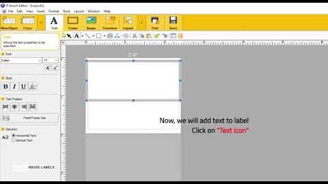 HouseLabels.com: How to Use P-touch Editor Label Design Software