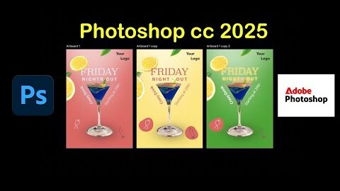 Image Edit & Design Making Process in Photoshop cc 2025