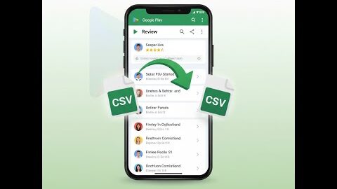 Export Google Play Reviews to CSV/Excel (Free Chrome Extension) — 1-Minute Tutorial