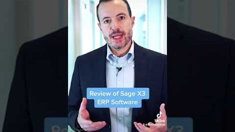 Review of Sage X3 ERP Software